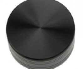 Dvoudílná drtička malá, kovová, magnetická 50mm, černá