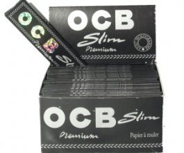 Papírky OCB BLACK SLIM, 32ks v balení, box 50ks