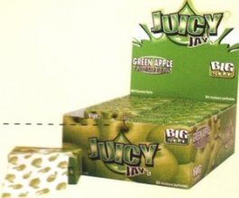 Papírky Juicy Jay´s Jablko rolls 5m v balení, box 24ks