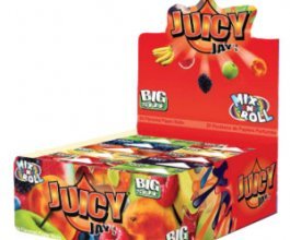 Papírky Juicy Jay's Rolls, Mix příchutí, 5m v balení, box 24ks