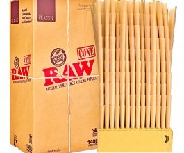 Dutinky RAW Cones King Size 109mm, box 1.400ks